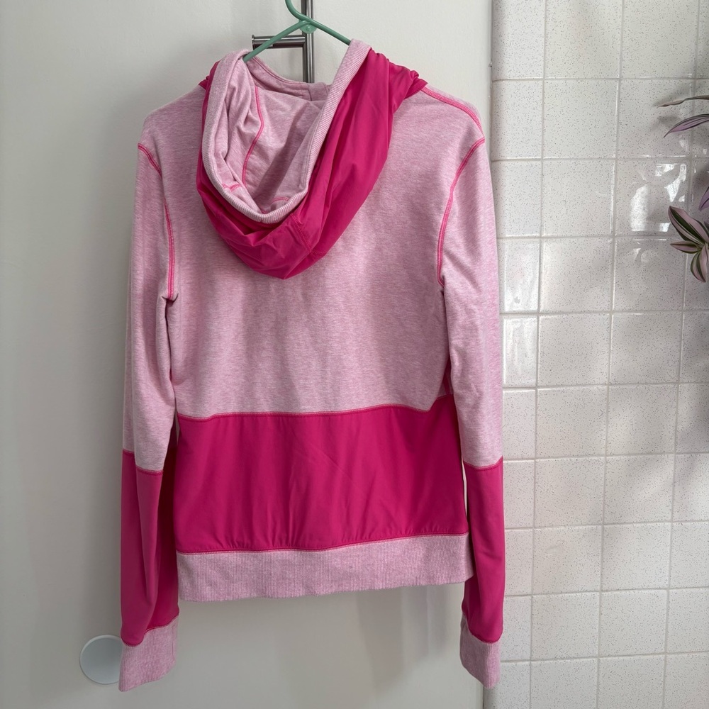Lululemon Pink Two tone Jacket Fits Like Medium/Large Voyage Hair Tie - Picture 4 of 9